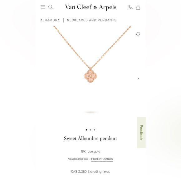 Van Cleef & Arpels Jewelry - Van Cleef & Arpels Sweet Alhambra Pendant Necklace